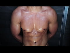  - Boyfriend worshipped & flexing at your call