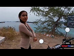  - Amateur Asian teen girlfriend blowjob in public somewhere in Thailand