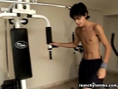  - Latino Elias Works Out Naked