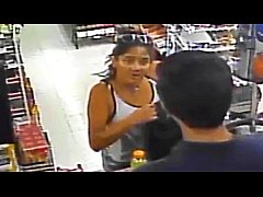  - Hot Woman Flashes Boobs at Cashier Short on Cash