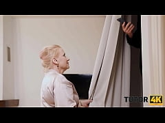  - TUTOR4K. Perv sneaks into math teachers apartment and they have sex