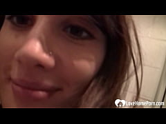  - Teasing you with my figure in my bathroom