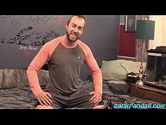  - Bearded and hairy hunk plays with his cock and balls