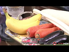  - Delicious Asian hottie pounded with vegetables