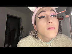  - Boy 2 sissy feminization with full make up and dressing up