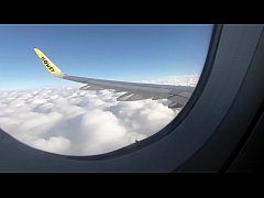  - PUBLIC AIRPLANE Handjob and Blowjob - Lexi Aaane