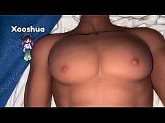  - Fucking with my realistic male doll, with a monstrous cock