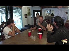  - Her husband is looking for some excitement and puts her in a wife sharing gangbang