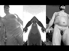  - public walk with small uncut penis