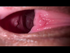  - WIDE OPENED Pussy internal of 18 years old beautiful girl