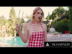  - TRANSFIXED - Naughty Aften Opal Snacks On Erica Cherry & Ariel Demure's Dicks During Annual Barbecue