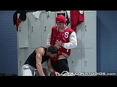  - FalconStudios - Pervert Caught Sniffing Dirty Jocks In Locker Room