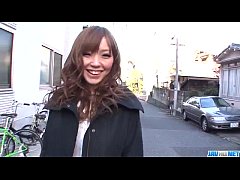  - Megu Kamijo moans hard while having cock in her mouth