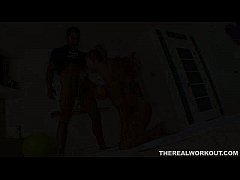  - busty Alanah Rae rammed by her trainer