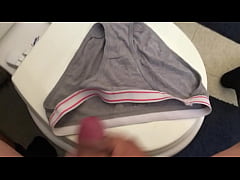  - Jerking off on my cute panty.
