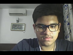  - Cute indian gay showing his big dick and masturbating