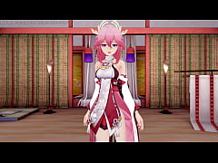  - Genshin Impact: Yae Miko the fox who tames dogs.