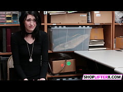  - Skinny Shoplifter Gets Drilled