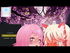  - el xox and MizzPeachy Make Each Other Cum on Stream