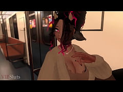  - VIPSluts - Horny Latina Woman Get Railed on Train