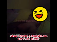  - CASADA adestrada na cama do corno