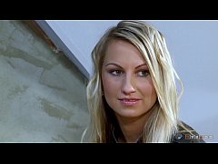  - Petite Blonde Licks Off his Cum after the Amazing Sex