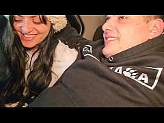 - Keilabassi's nymphomaniac and Steffcrime can't hold back and suck her off inside the car.