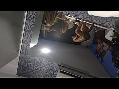  - fucking the cheating slut hotwife creampying her pussy and keep fucking while his husband thinks she is at gym