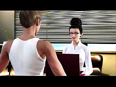  - Max's Life Cap 54 - masaje a chica de tetas enormes y comiendole el coño a una chica sexy