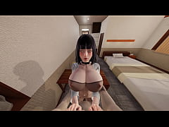  - POV Hinata Hyuga Sexo de pie en el hotel
