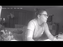  - Slutty Teen Skips Homework to Masturbate to Porn Hidden Cam