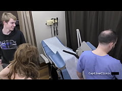  - very pregnant nova maverick gets tongue extensively examined by nurse raven rogue while being restrained, Full Movie Only At BondageClinic - Reup