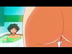  - Hentai Uncensored - My girlfriend's stepsister gives me a handjob in the bathroom