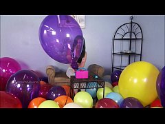  - Allura Readies Balloons for a Party