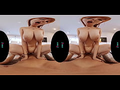  - VRHUSH Busty redhead Lauren Phillips lets you creampie her ass