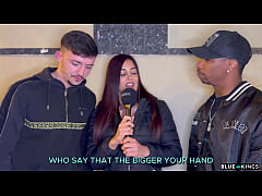  - Andrea Lux entrevista a dos chicos en la calle y se los folla en el hotel