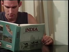  - After geography lesson, teacher gives blowjob and ass fucks to cute brunette gay