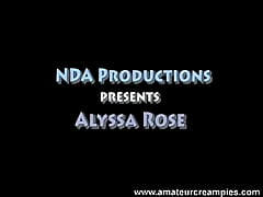  - Alyssa Rose in Amateur Creampies