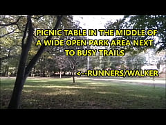  - Crazy Open Park Field Nude JO  10-2016