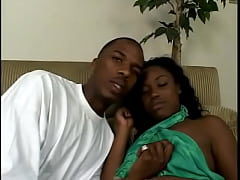  - Young black nympho Rayne wants to swallow all jizz of her shagger after her twat has been jammed with his huge pole