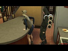  - Gaara se Folla a su Hermanastra Temari En la Cocina Sexo en Grupo Naruto Hentai