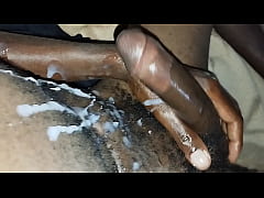  - Sexy kenyan young guy jerking Huge cumshot at Home