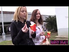  - Young lesbian Andrea feasts sensually on girlfriend pussy