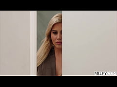  - MILFY Sexy MILF Caitlin catches contractor jerking off