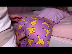  - Stepdad's friend! We played at rubbing, without penetration, but he ripped my pajamas and ended up putting his big cock inside me.