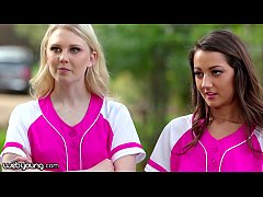  - WebYoung Lily Rader's Softball Training Turns Into A Hot Teen Threesome With Lily Adams & Athena Palomino