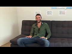  - Casting amateur otter masturbates on the couch