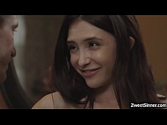  - Teen dauther Pet Blair wants her stepdads attention and his cock so she started flirting with him and pounded her tight pussy.