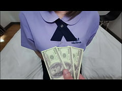  - สาวนักเรียนยอมให้ชายแปลกหน้าแตกในใส่หีเพื่อเงินสด