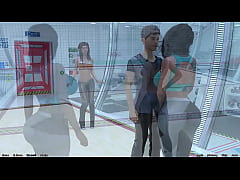  - Stranded In Space #138 - Petite Brunette Can't Stop Looking At Busty Milfs Tits